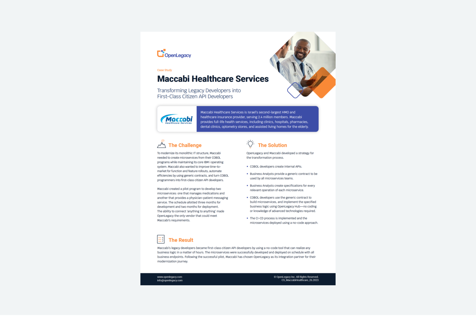 Maccabi Healthcare case study